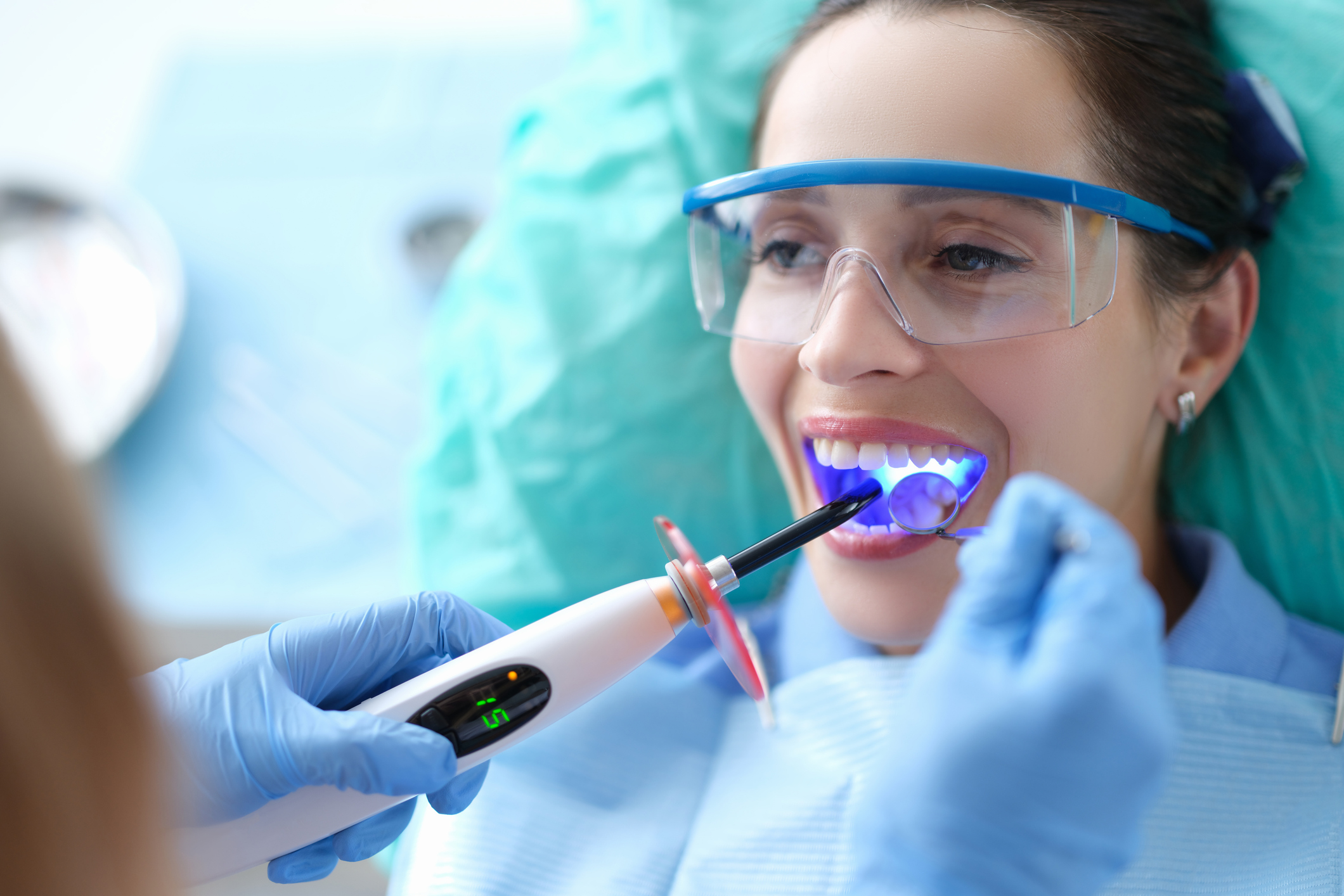 patient undergoing a dental procedure