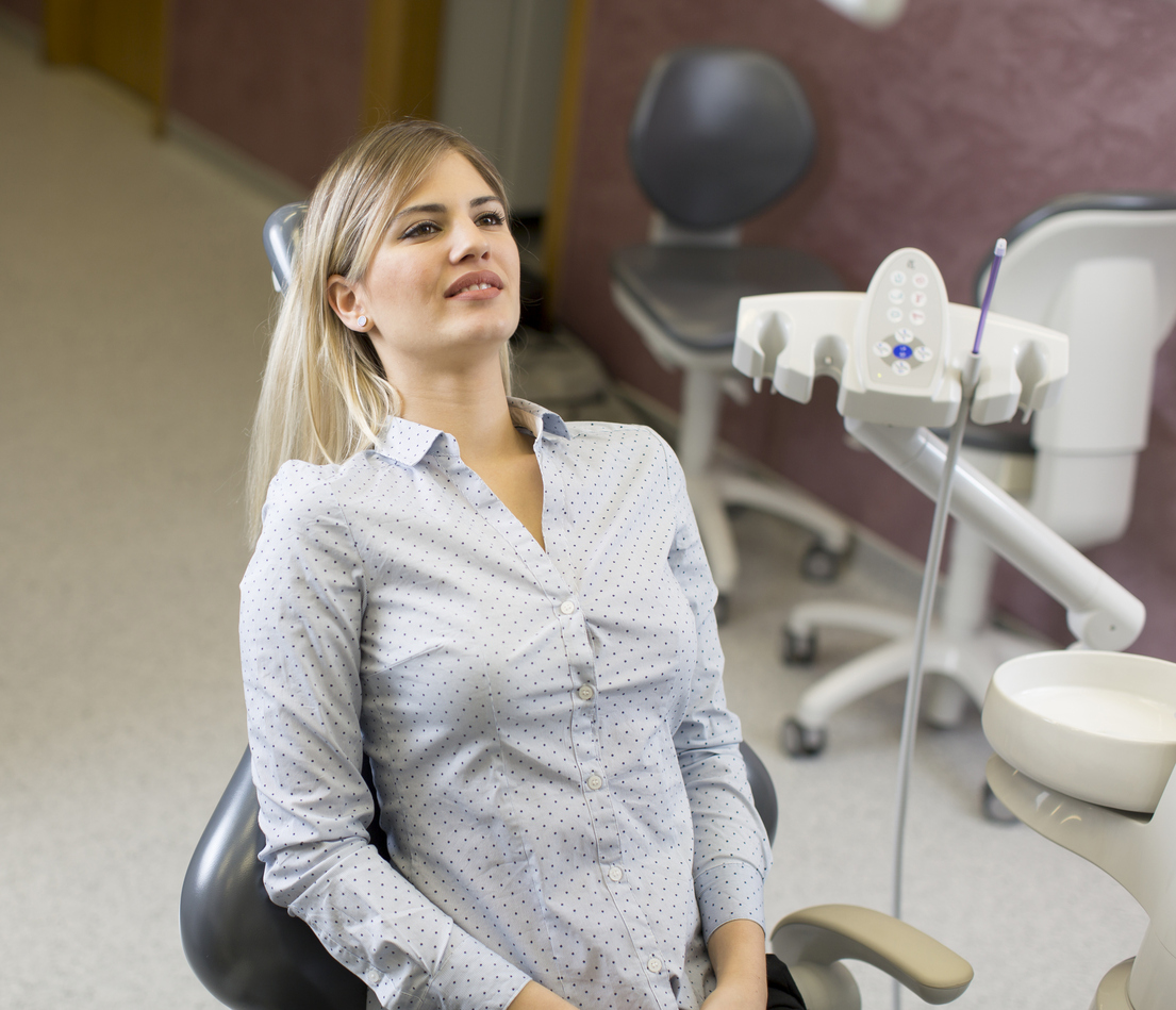 Patient preparing for dental sedation