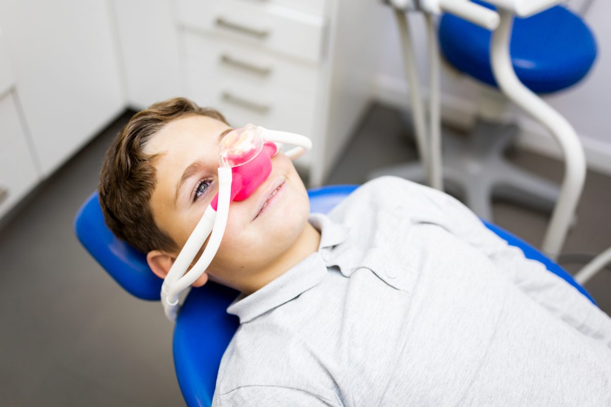 Pediatric nitrous oxide sedation